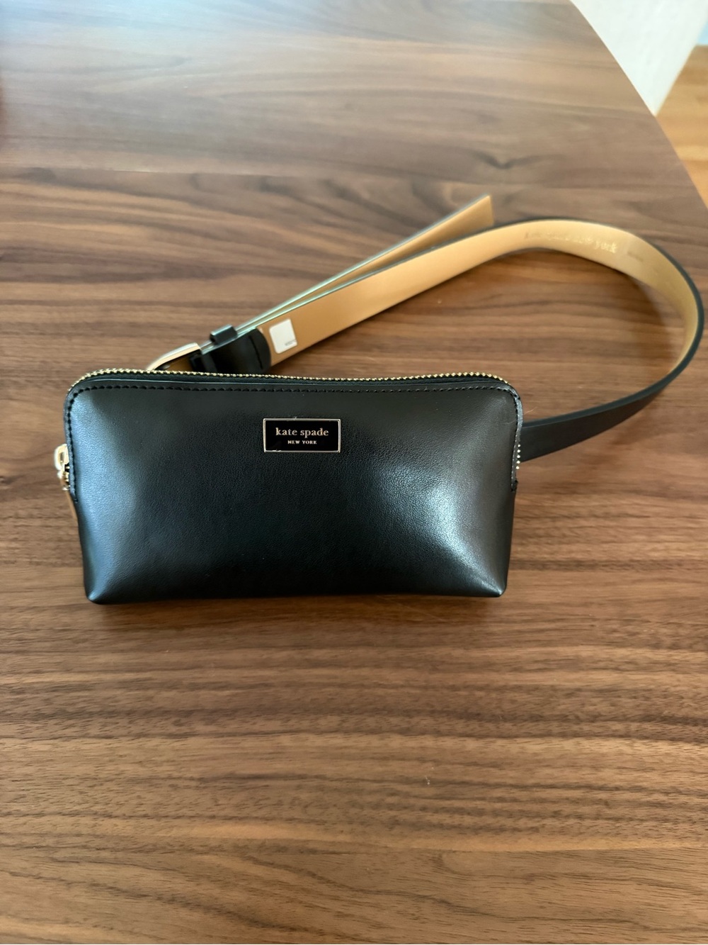 kate spade Black Leather Belt Bag